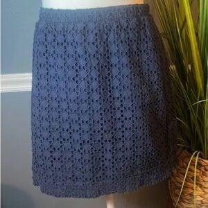 Gap Plus Size Eyelet Skirt